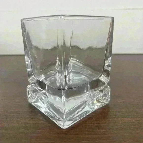 Set of 2 JoyJolt Carre Whiskey Old Fashioned Glasses Double Square Model JG10226 - Picture 4 of 15